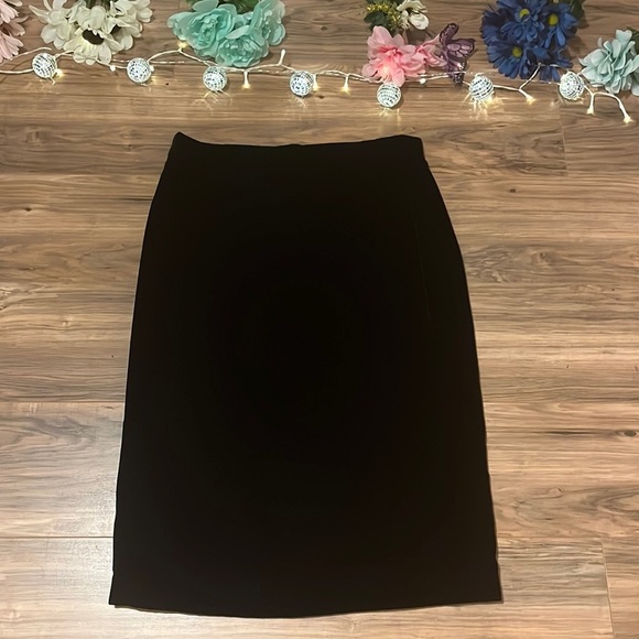 Patra Dresses & Skirts - Faux Velvet Pencil Skirt